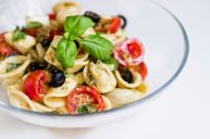 Nudelsalat auf italienisch